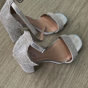 Rhinestone heels